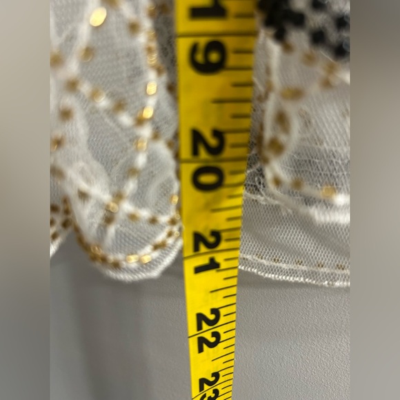 Vintage beaded tank top sheer - Picture 7 of 8